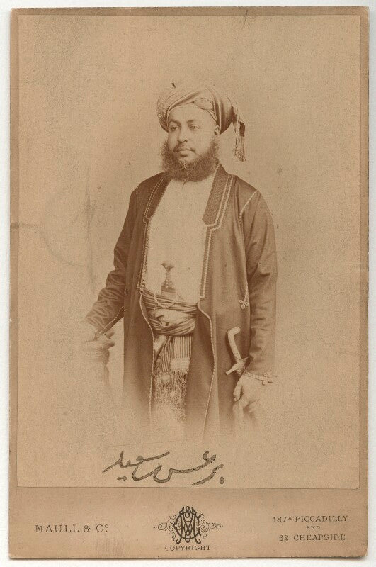 Barghash bin said, sultan of zanzibar npg x134168