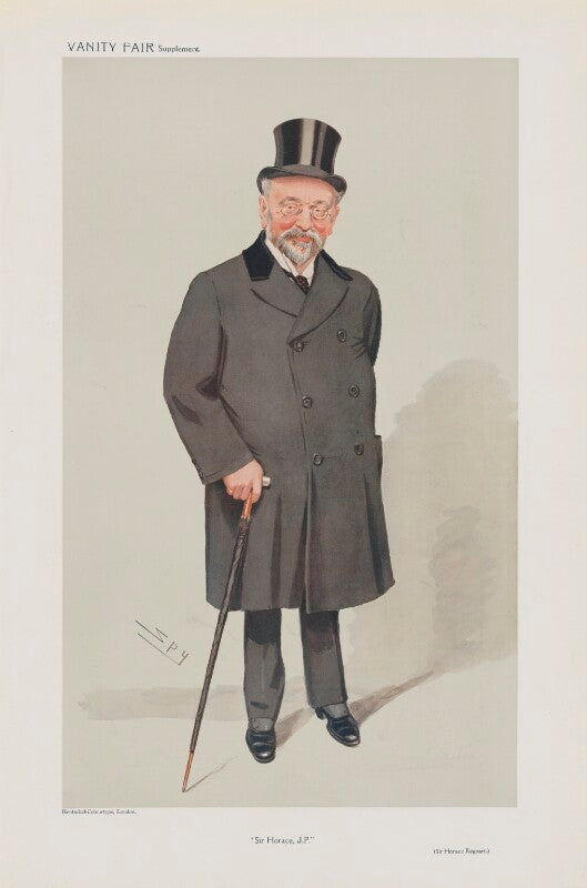 Sir horace grece regnart (né horatio grece) ('men of the day. no. 1159. "sir horace, j. p."') npg d45473