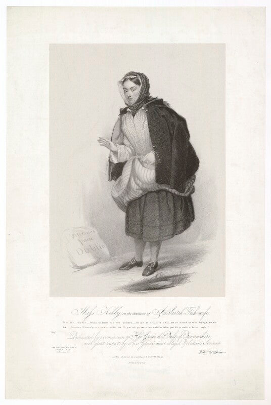 Frances ('fanny') maria kelly as a scotch fishwife npg d36802