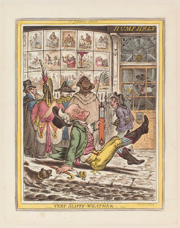 'very slippy weather' npg d12901