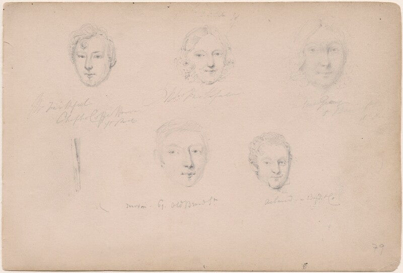 Possibly mr faithful; mrs grey; moxon; acland and an unknown woman npg d23313(13)