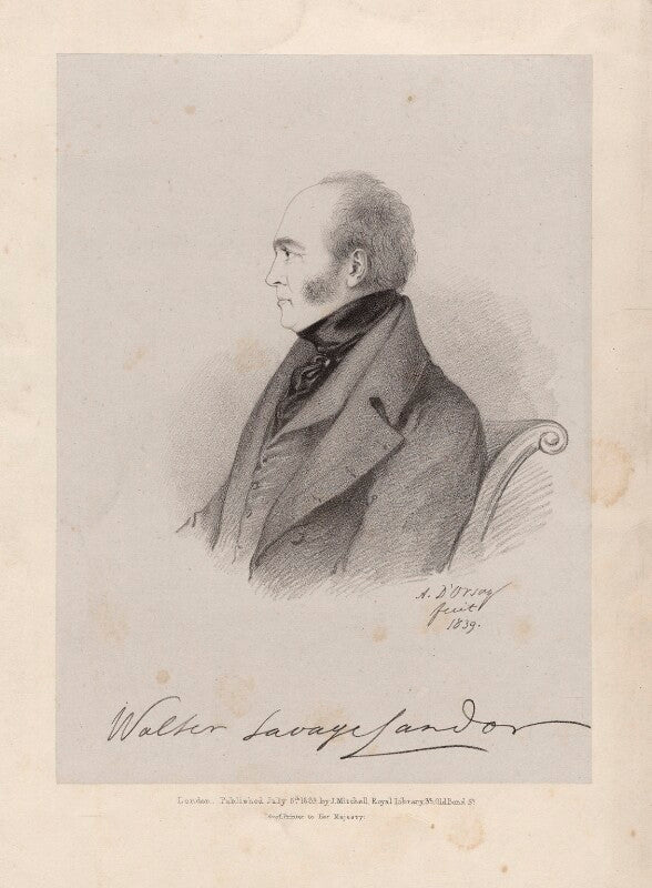 Walter savage landor npg d8378
