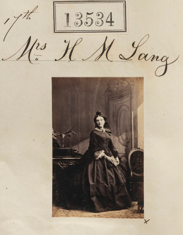 Mrs h.m. lang npg ax63167