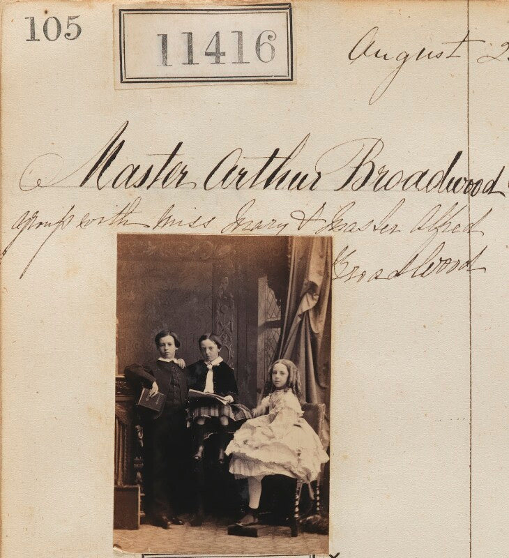 Arthur broadwood; mary broadwood; alfred broadwood npg ax61102