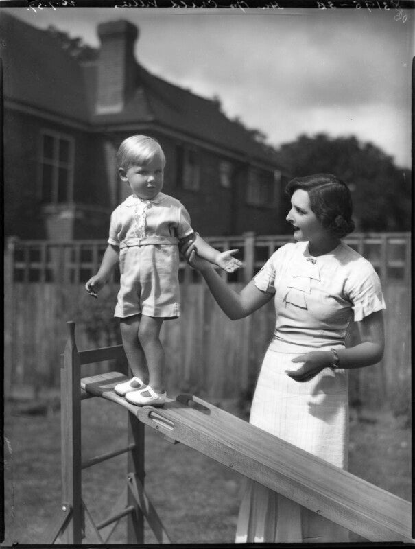 (edward) john mansel hugh frampton child villiers; mary barbara child villiers (née frampton) npg x153121
