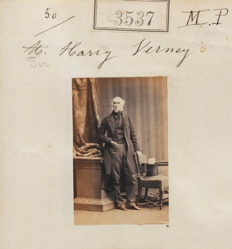 Sir harry verney, 2nd bt npg ax52933