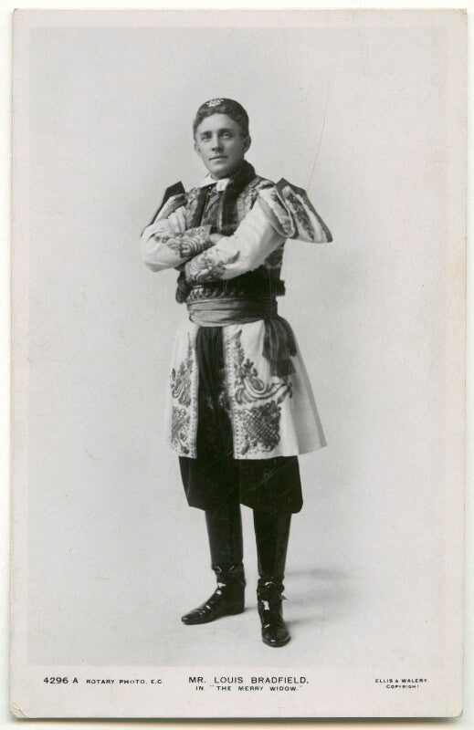 Walter louis bradfield in 'the merry widow' npg ax160391