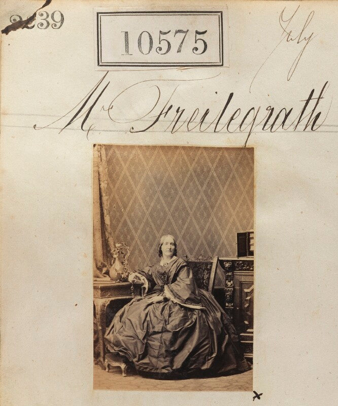 Ida freiligrath (née melos) npg ax60289