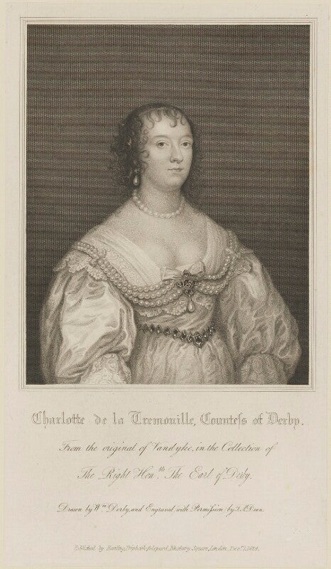 Charlotte stanley (née de la trémoille), countess of derby npg d14386