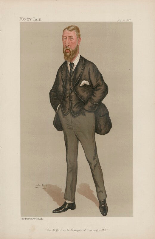 Spencer compton cavendish, 8th duke of devonshire ('statesmen. no. 547.') npg d44395