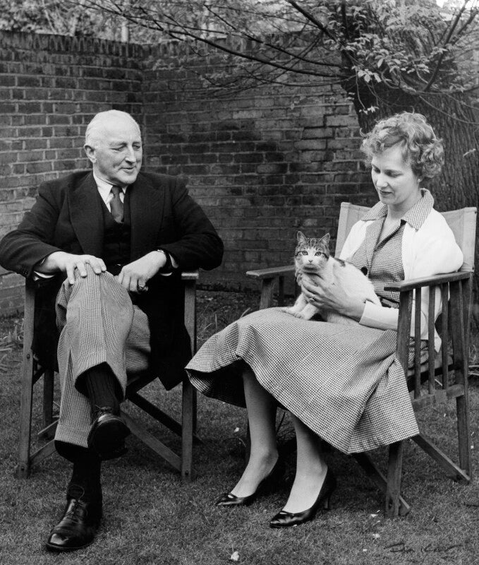 John walgrave halford fremantle, 4th baron cottesloe; gloria jean irene dunn (née hill), lady cottesloe npg x88666