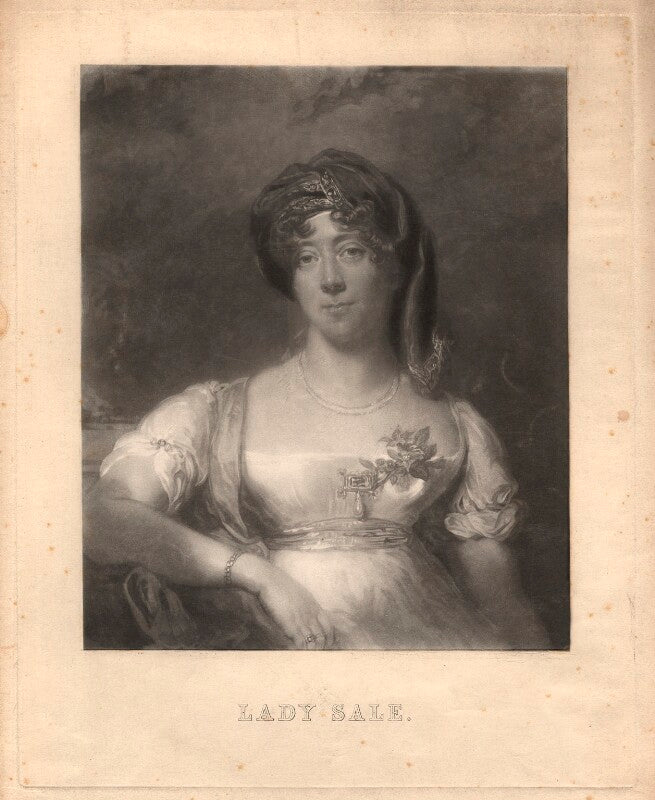 Florentia (née wynch), lady sale npg d4151