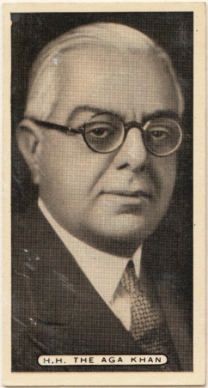 Aga khan iii (mohammed shah) npg d49129