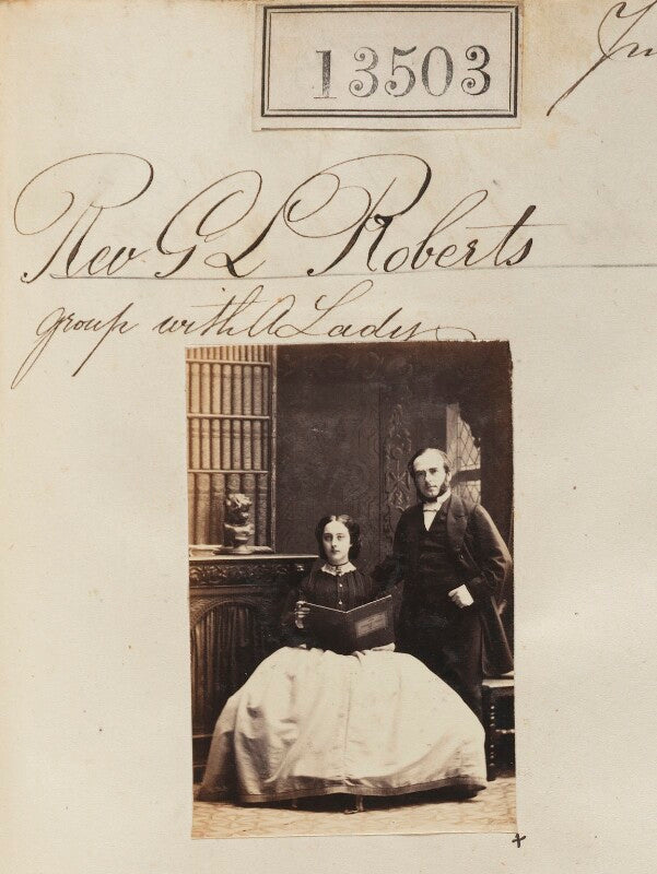 Reverend g.l. roberts and unknown woman npg ax63136