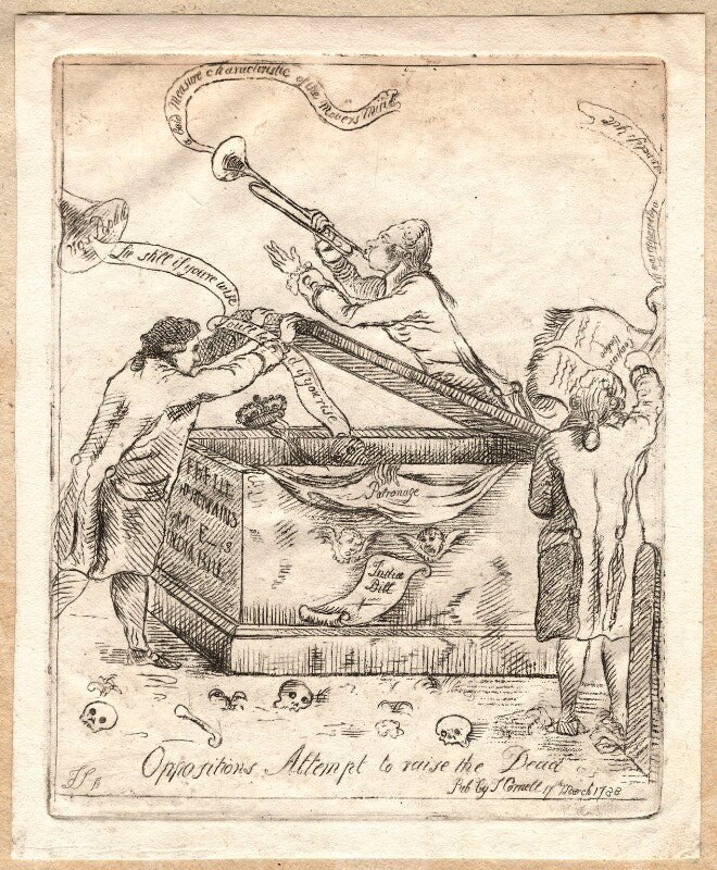 'oppositions attempt to raise the dead' npg d12240