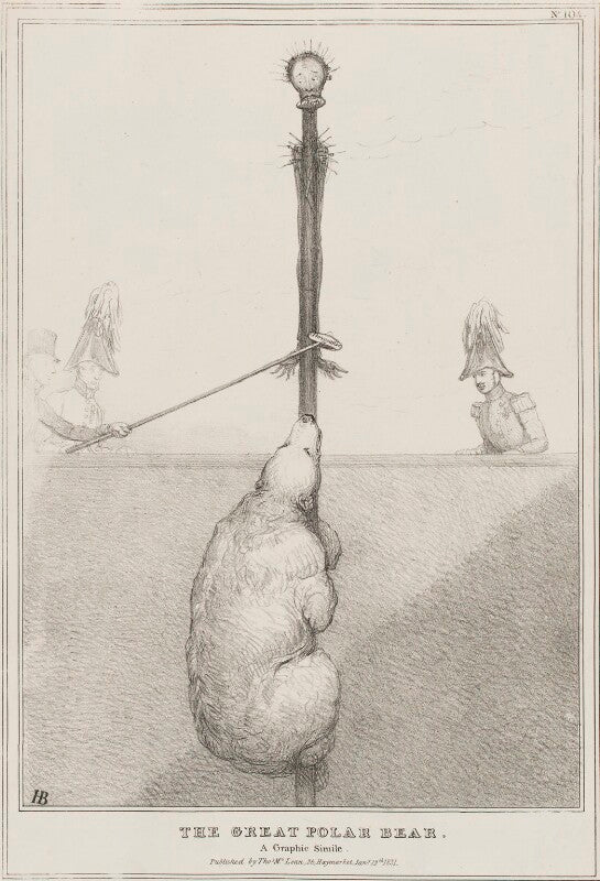 The great polar bear. a graphic simile npg d41039