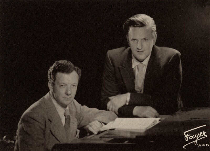 Benjamin britten; peter pears npg x15226