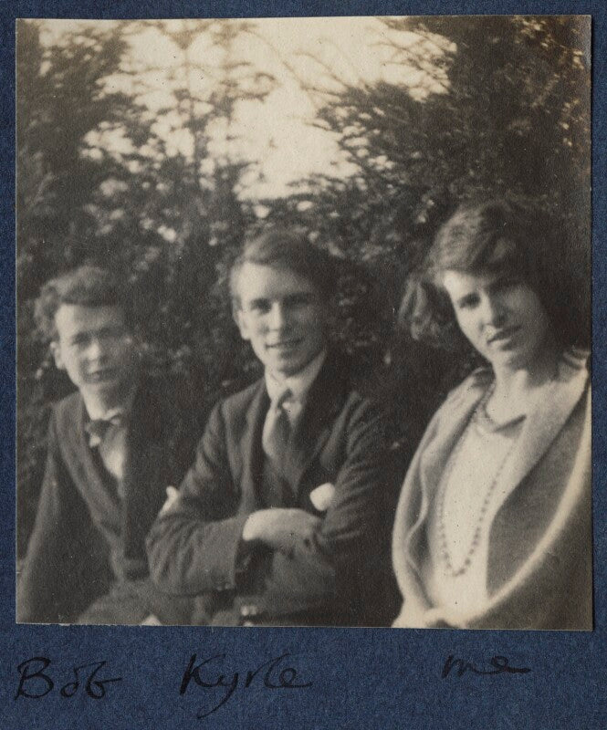 Bob gathorne hardy; kyrle leng; julian vinogradoff (née morrell) npg ax141492