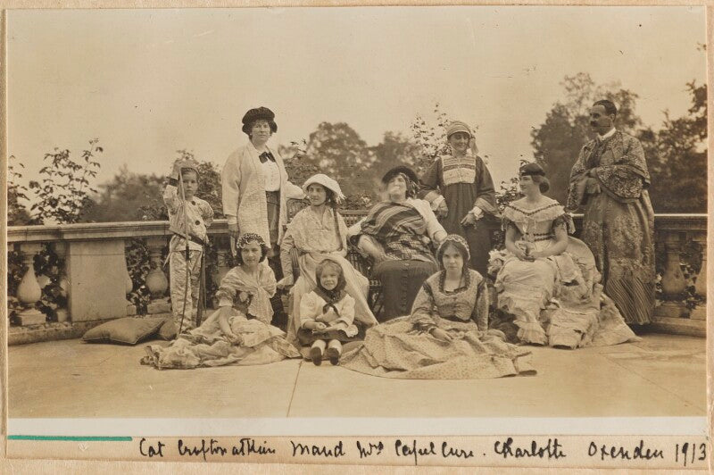 Baroness catherine d'erlanger with nine unknown sitters npg ax105747