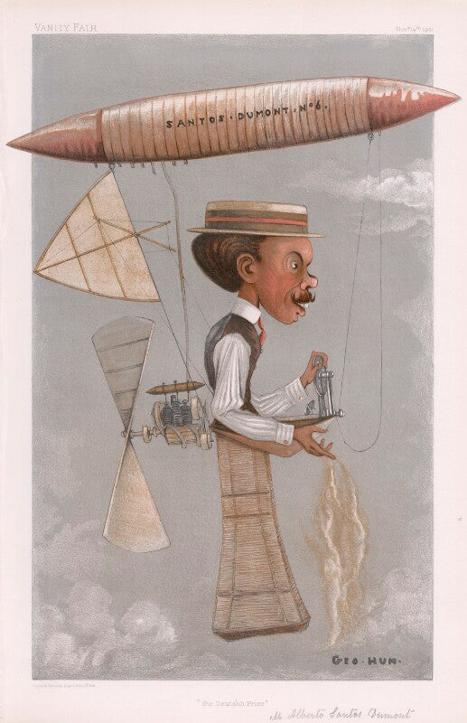 Alberto santos dumont ('men of the day. no. 829.') npg d45092