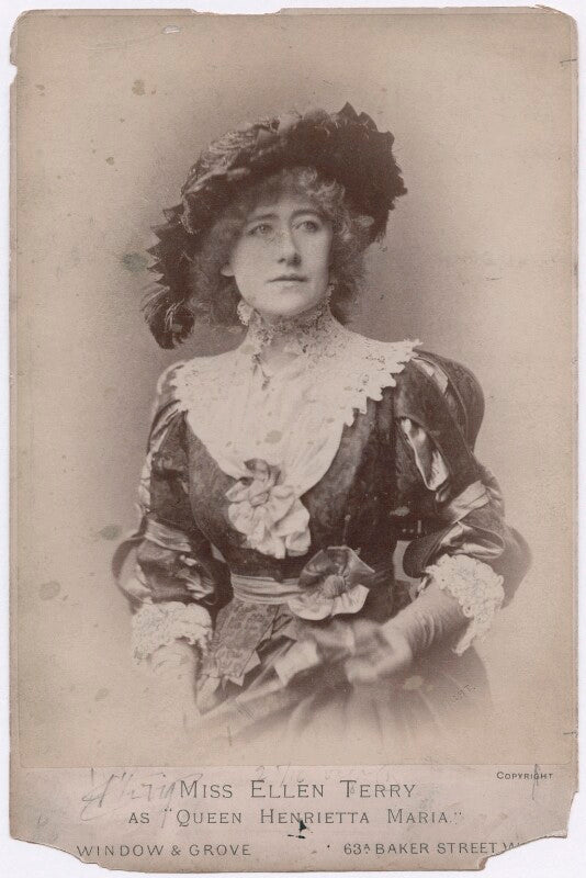 Ellen terry as queen henrietta maria in 'charles i' npg x197416
