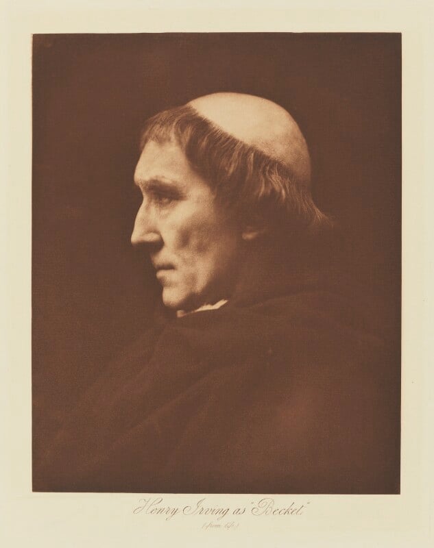 Sir henry irving as thomas à beckett in 'becket' npg ax29148