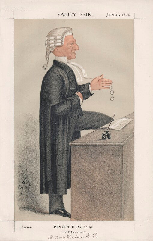 Henry hawkins, baron brampton ('men of the day, no. 64.') npg d43593