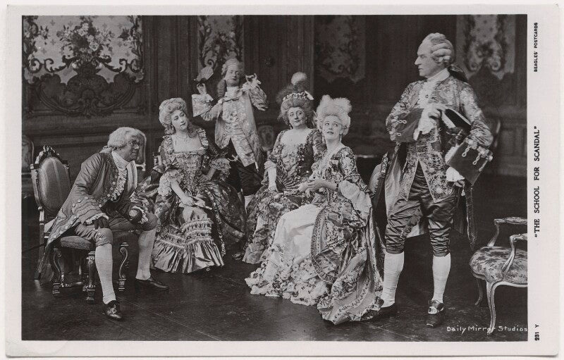 Cast members in 'the school for scandal' npg x8740