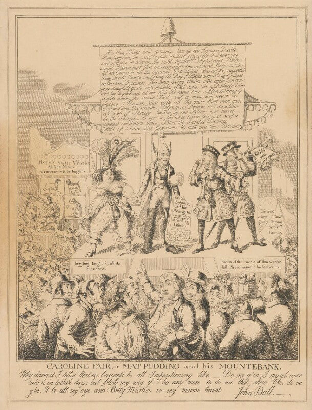 Caroline fair, or mat pudding and his mountebank npg d17927