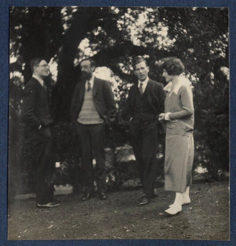 William david hogarth; lytton strachey; philip charles thomson ritchie; julian vinogradoff (née morrell) npg ax141562a