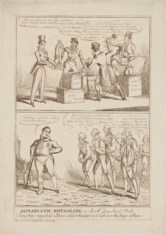 Diplomatic smuggling or birth day april fools npg d46375