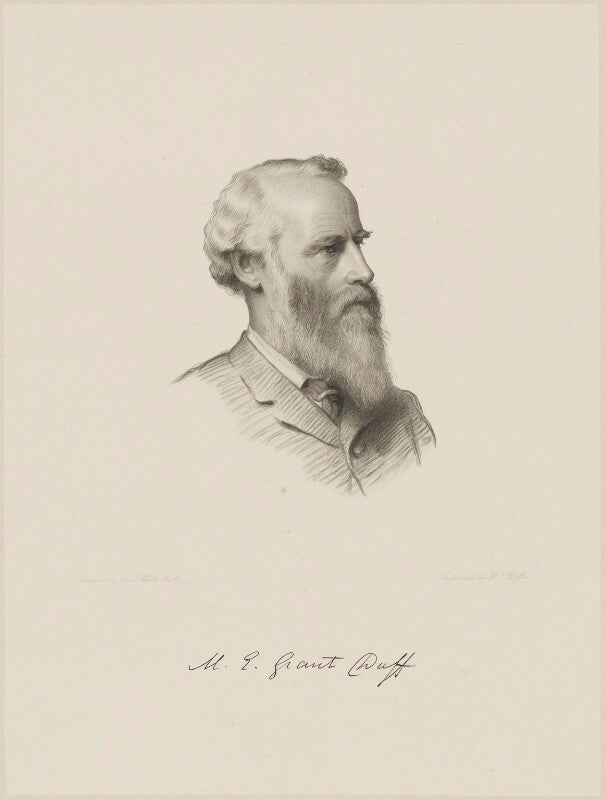 Sir mountstuart elphinstone grant duff npg d9724