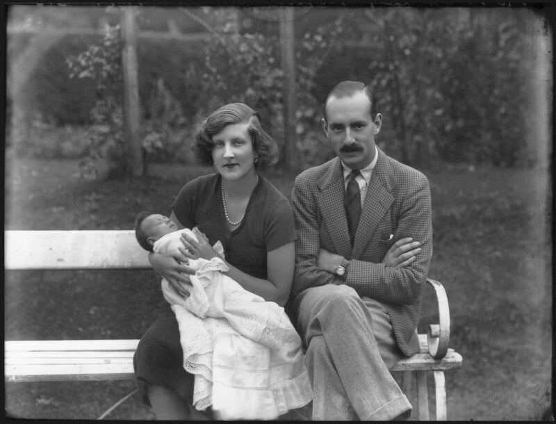 Caroline sarah mieczkovski; lady elizabeth ('betty') grenfell; pascoe christian victor francis grenfell, 2nd baron grenfell npg x34420