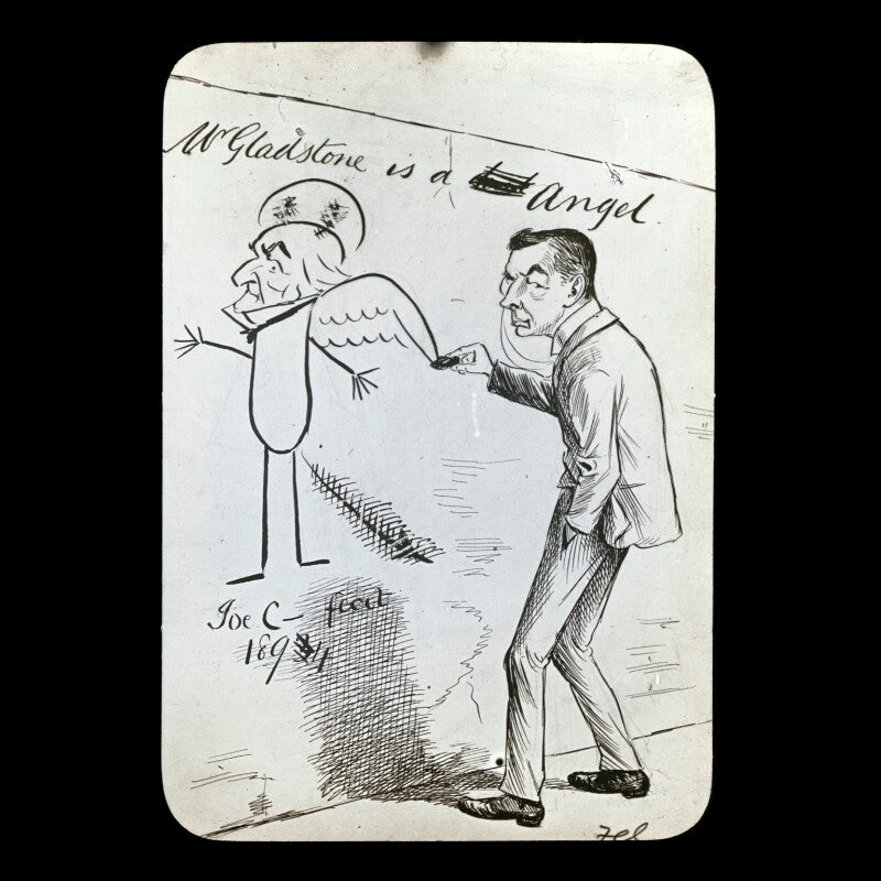 William ewart gladstone; joe chamberlain npg d41944