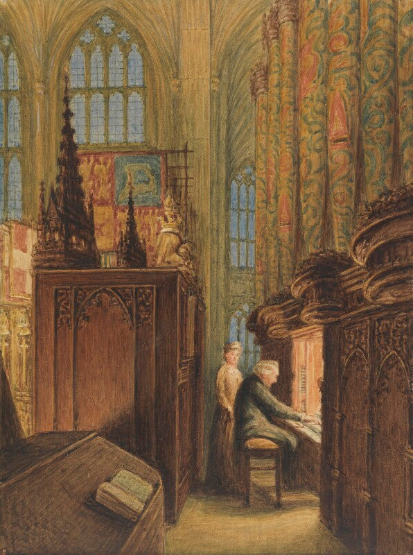 Sir george job elvey with his wife, mary npg 6957