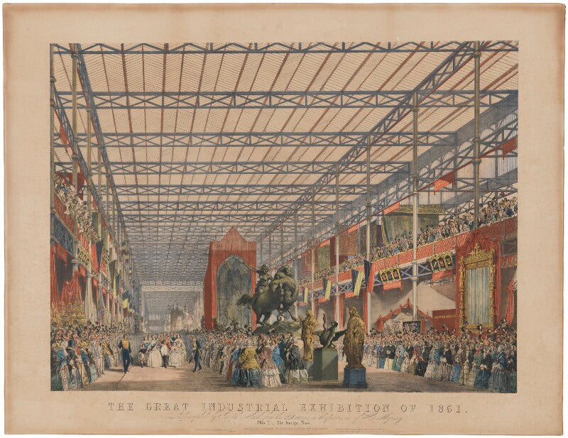 The great industrial exhibition of 1851. plate 2. the foreign nave npg d16397