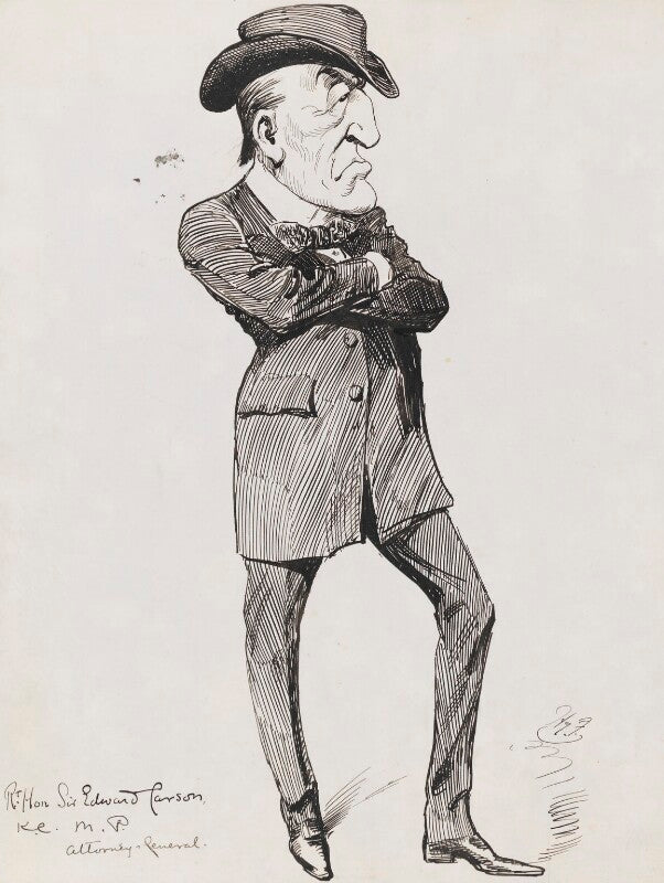 Edward henry carson, 1st baron carson npg 3347
