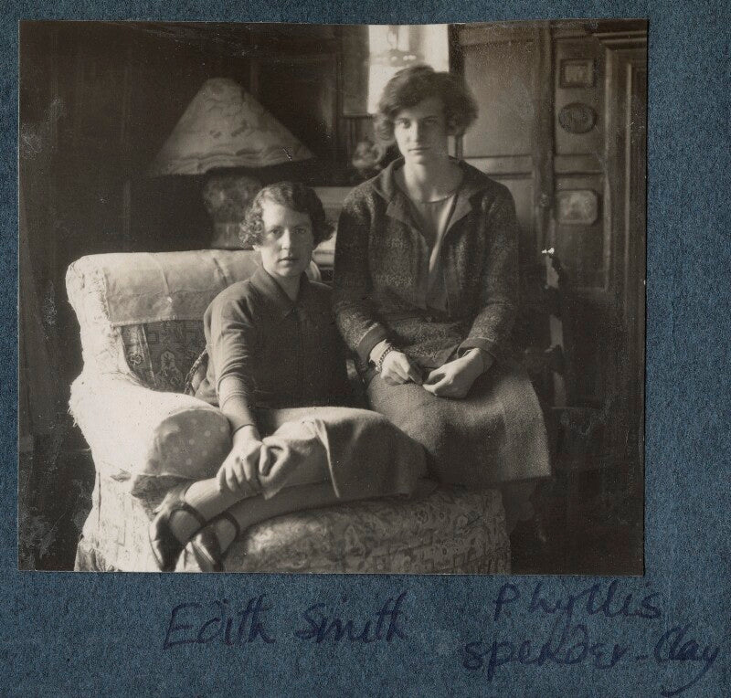 Hon. edith mabell emily smith; phyllis (née spender clay), lady nichols npg ax142401