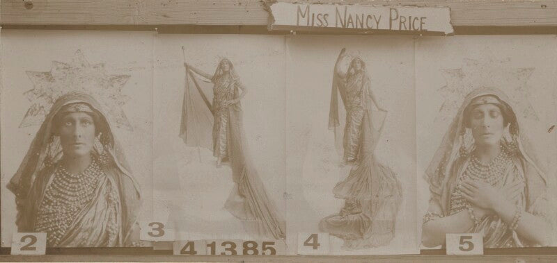 Nancy price as india in 'crown of india' npg ax136903