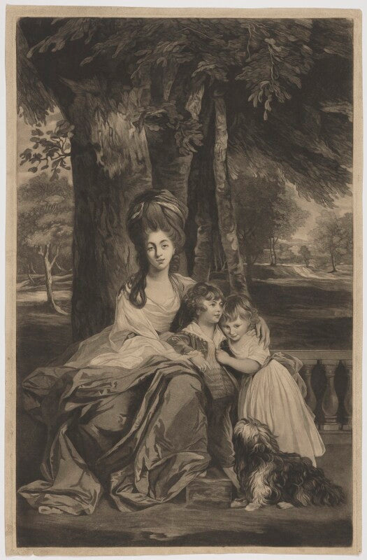 Lady elizabeth delmé and her children npg d34365
