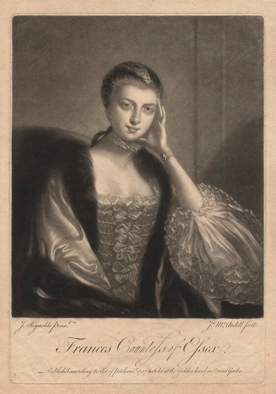 Frances capel (née williams), countess of essex npg d1876