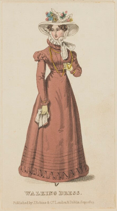'walking dress', september 1825 npg d47560