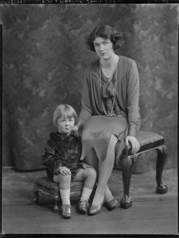 John benedict eden, baron eden of winton; edith mary patricia (née prendergast), lady eden npg x49905