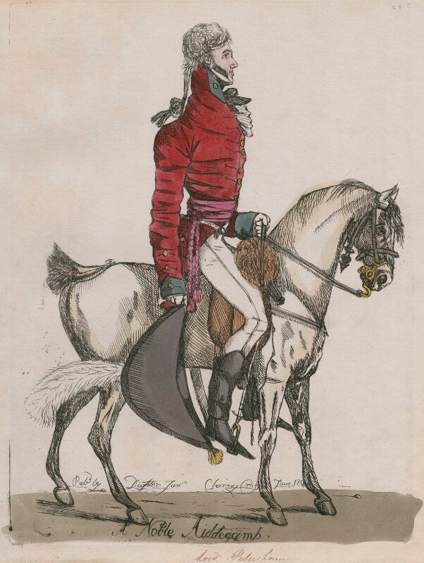 Charles stanhope, 4th earl of harrington ('a noble aiddecamp') npg d10765