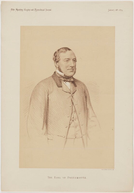 Isaac newton wallop, 5th earl of portsmouth npg d46120