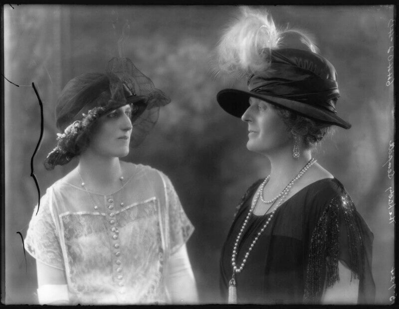 Hon. margaret forbes sempill; lady gwendolen emily mary forbes sempill (née prodgers) npg x37236