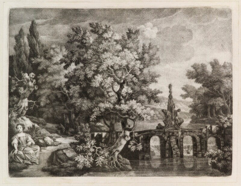 Landscape with a footbridge npg d11818