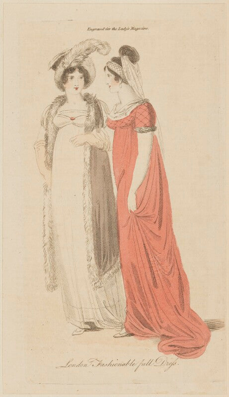 'london fashionable full dress', february 1806 npg d47531