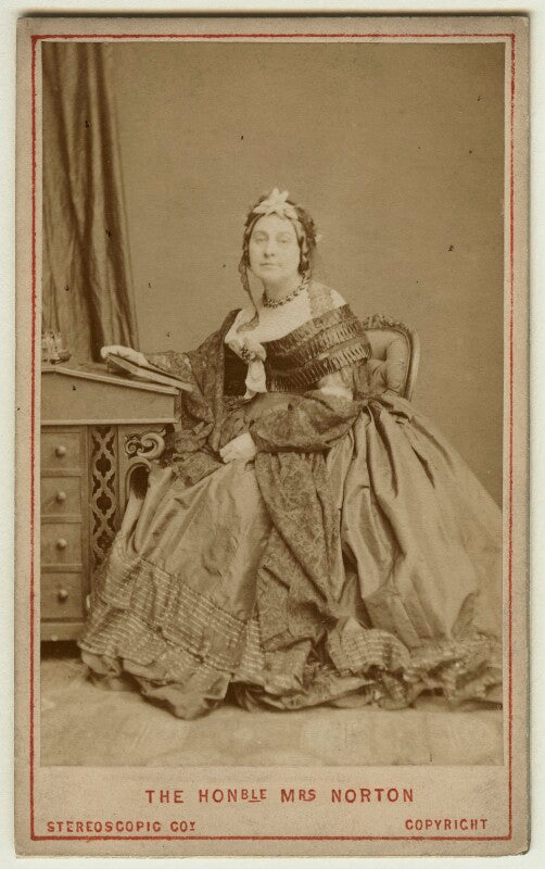 Caroline elizabeth sarah norton (née sheridan, later lady stirling maxwell) npg x26597