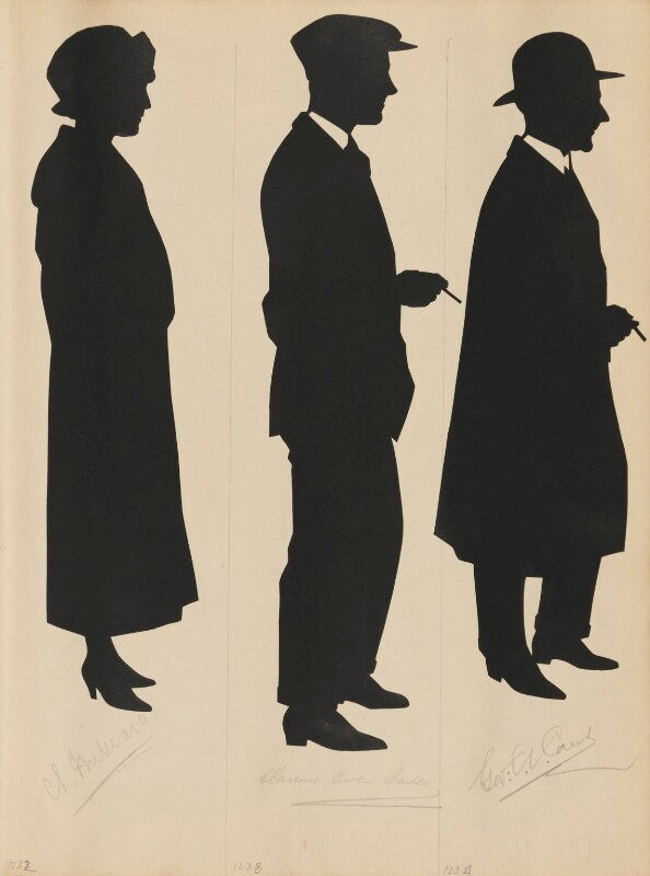 Tourists on the west pier, brighton (s. milward; clarence owen bailey; g?.w.w. caus) npg d46498